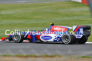 Jolyon Palmer has collison & ends with DNF