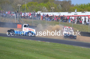 R4 - Ryan Smith in gravel after contact