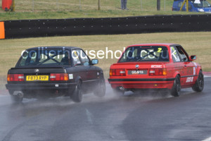 William Davidson challenged Feakins hard in race two